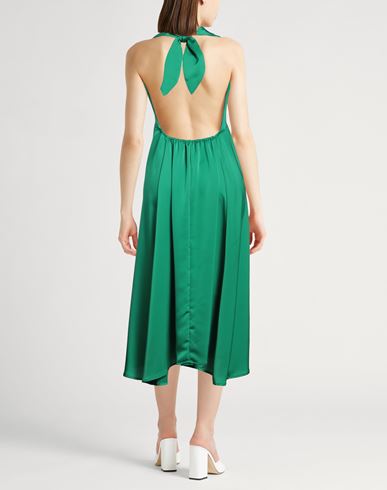 Woman Maxi dress Green Size M Polyester