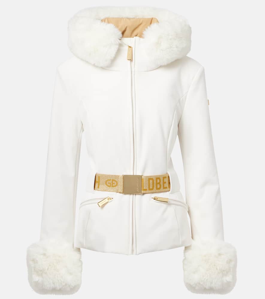 Prezioso faux fur-trimmed down ski jacket