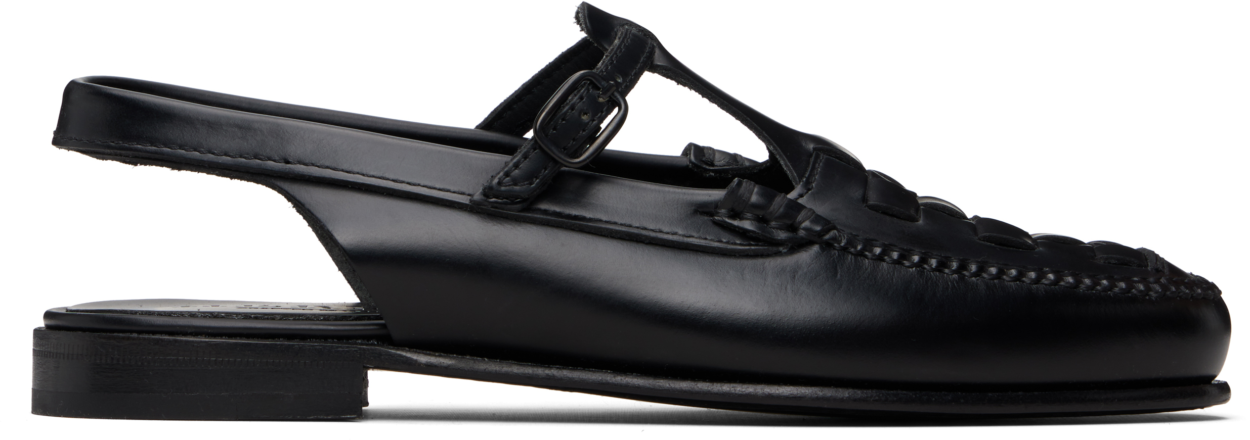 Black Roqueta Loafers