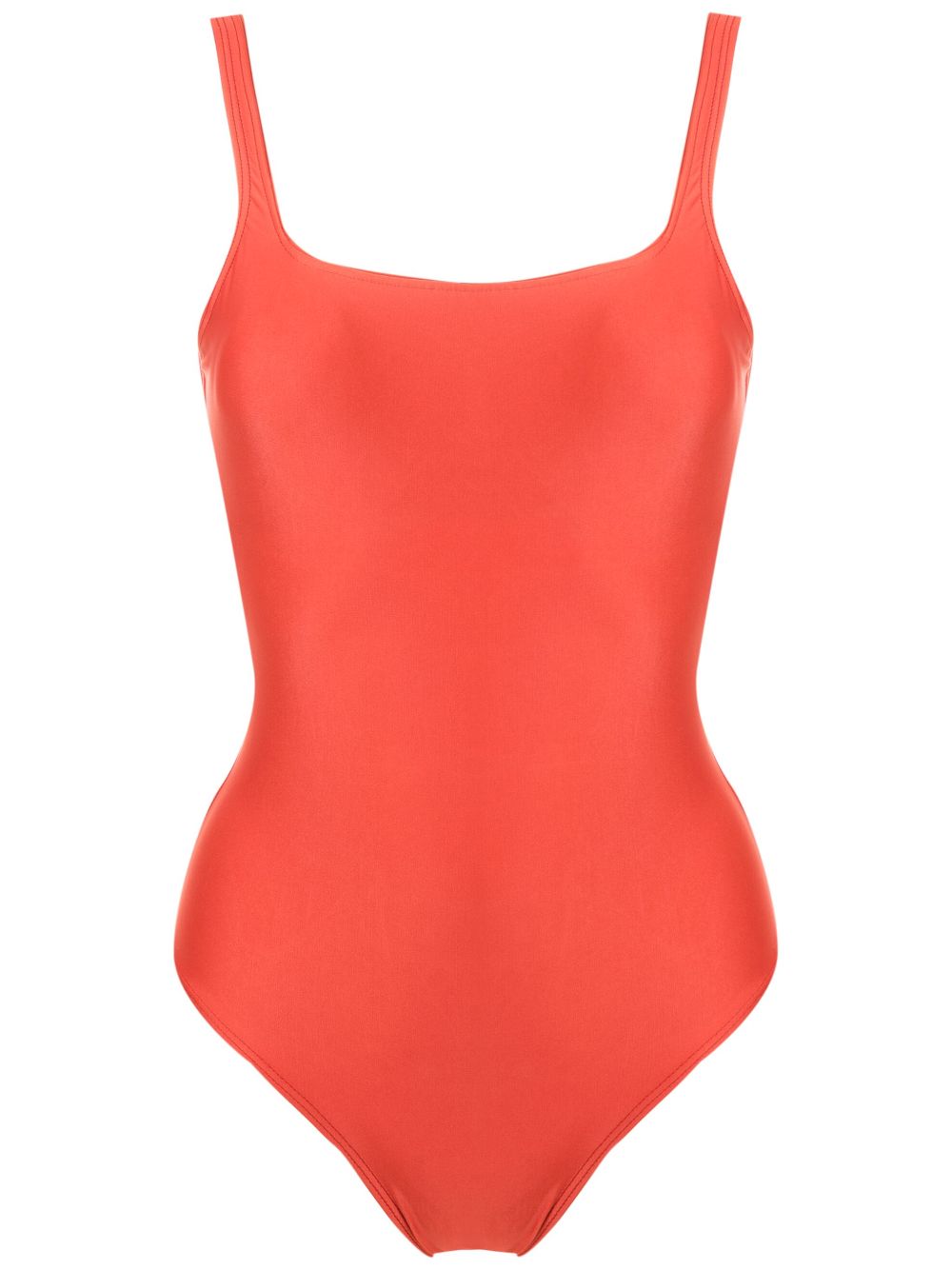 Hapuna Liso square-neck swimsuit - Orange