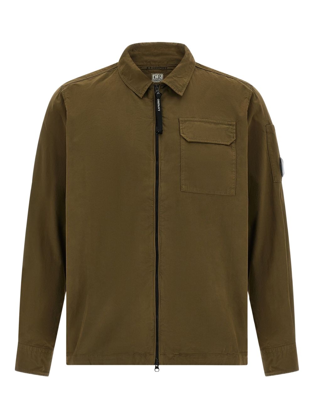 Organic Cotton Overshirt — olive