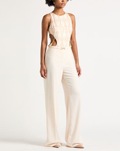 Woman Bodysuit Cream Size 10 Viscose