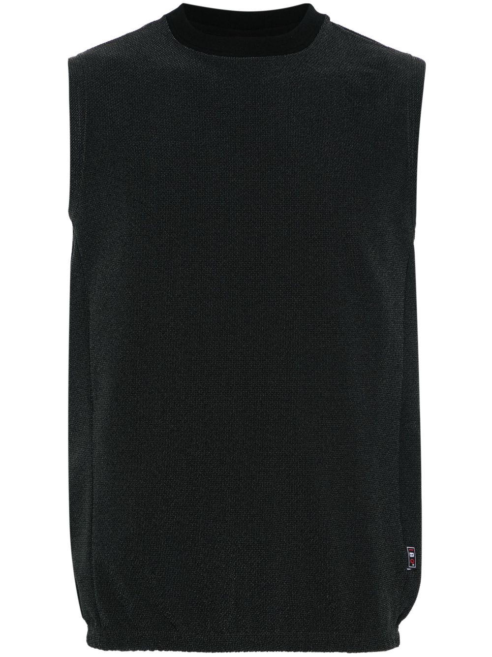 IBQ textured vest - Black