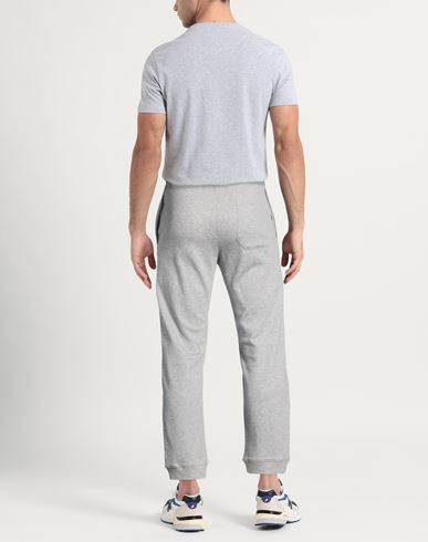 Man Pants Grey Size 36 Cotton, Elastane