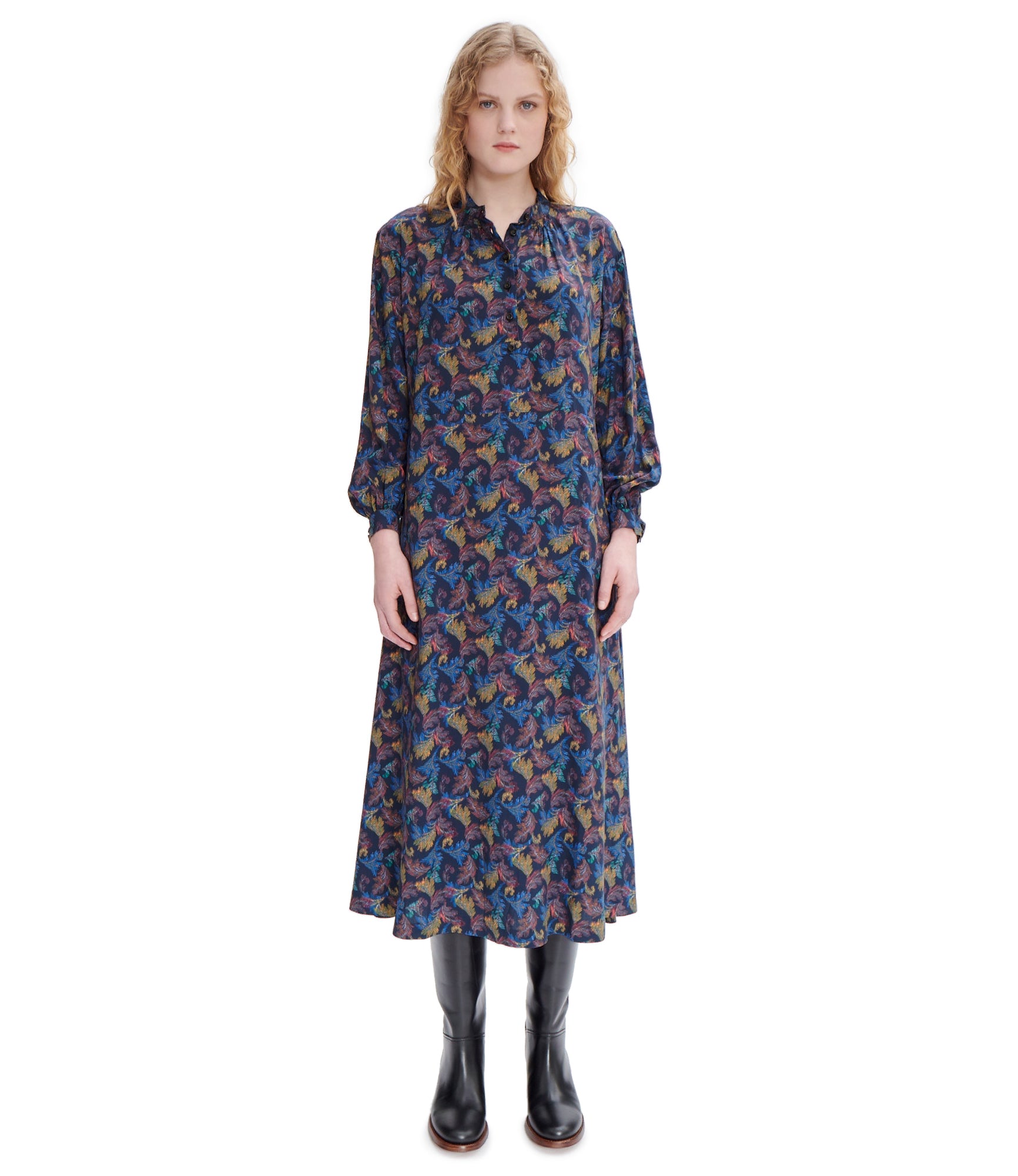 Camélia dress IAH - Dark blue