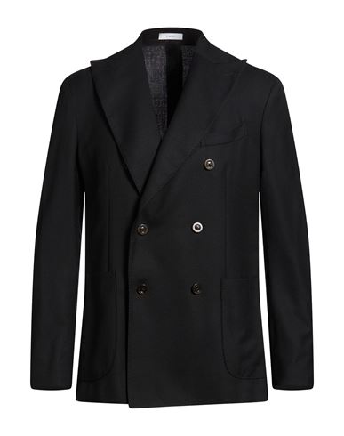 Man Blazer Black Size 38 Virgin Wool