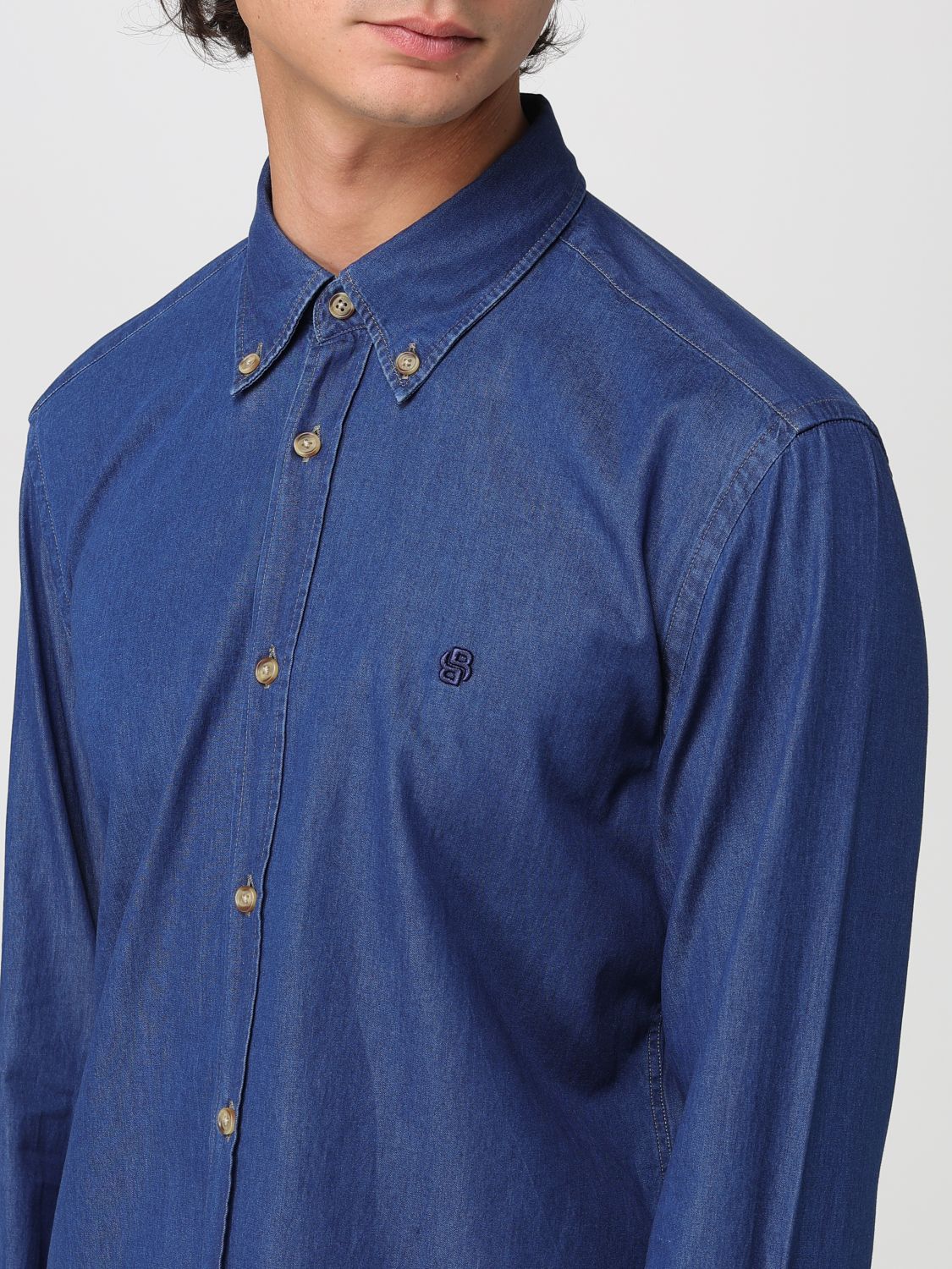 Shirt Men color Blue