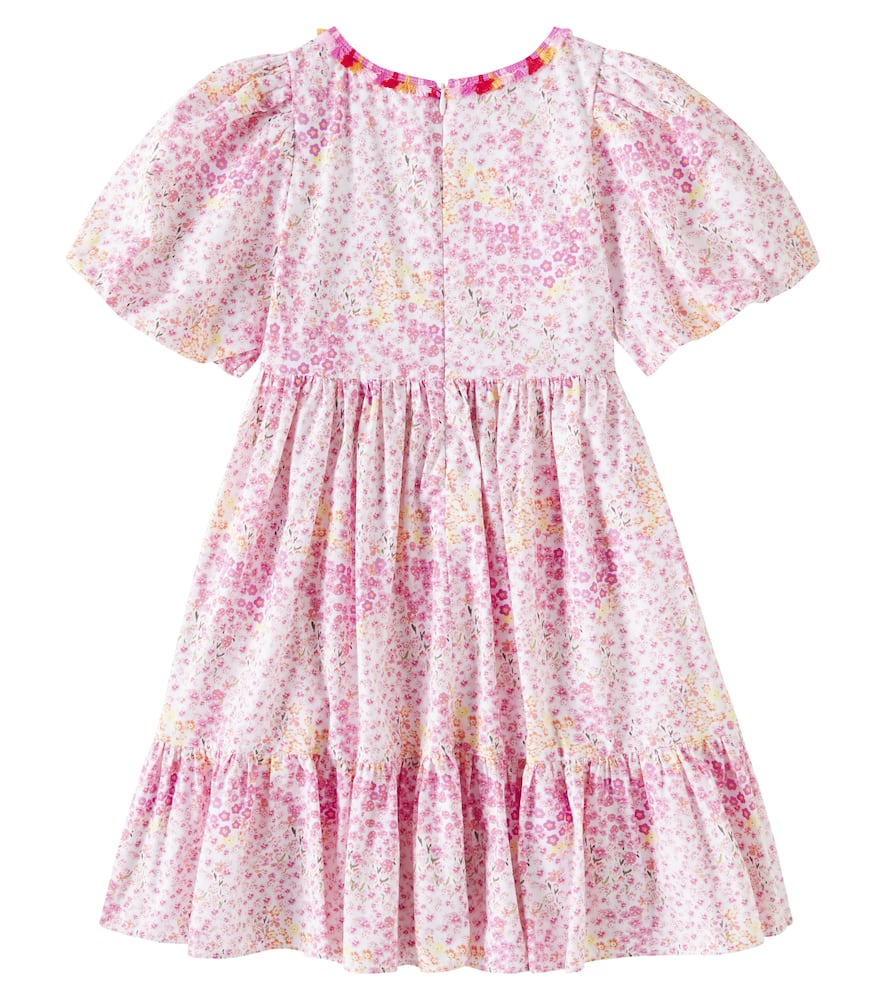 Floral printed cotton dress