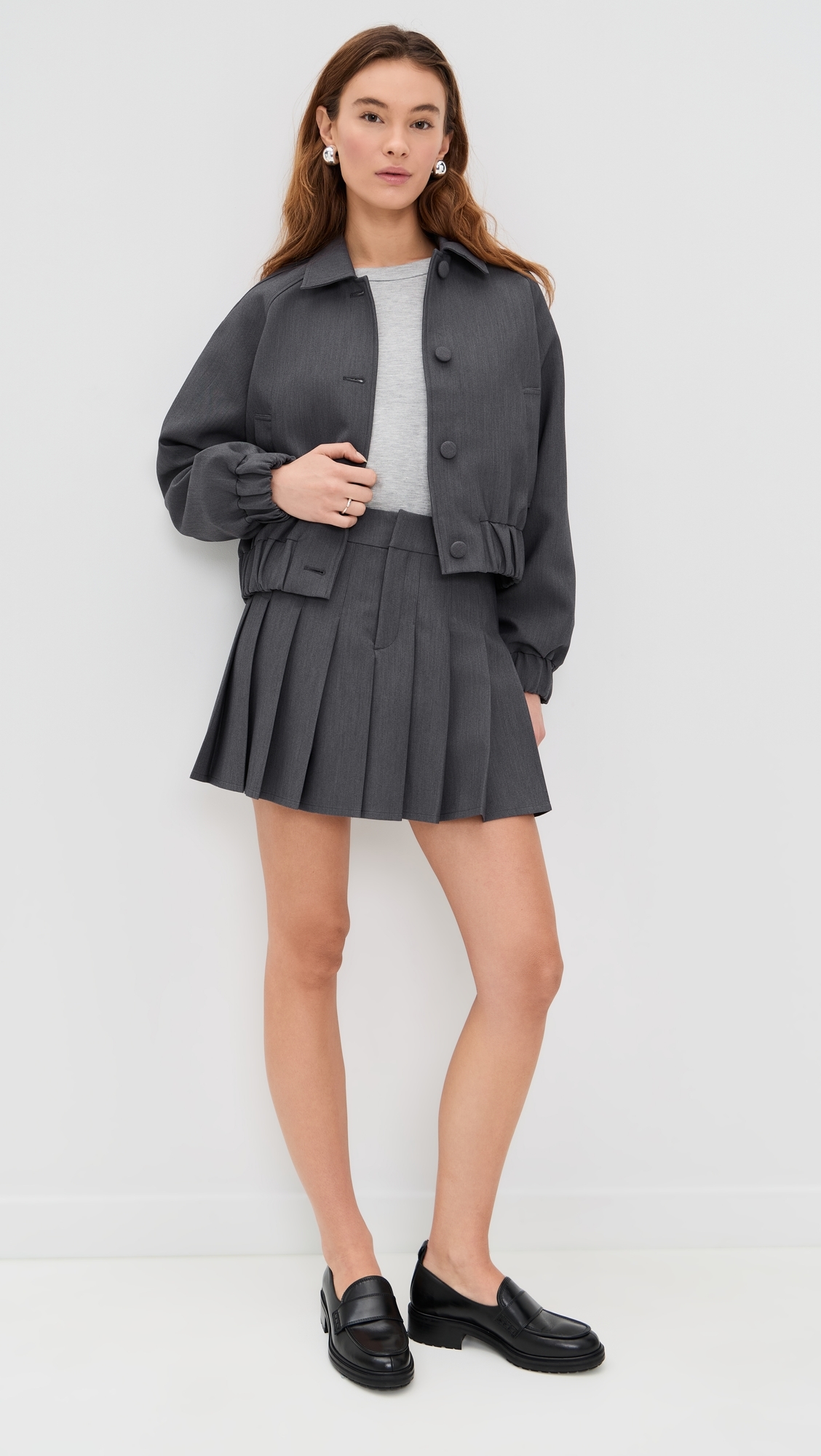 Serena Skirt Grey Melange