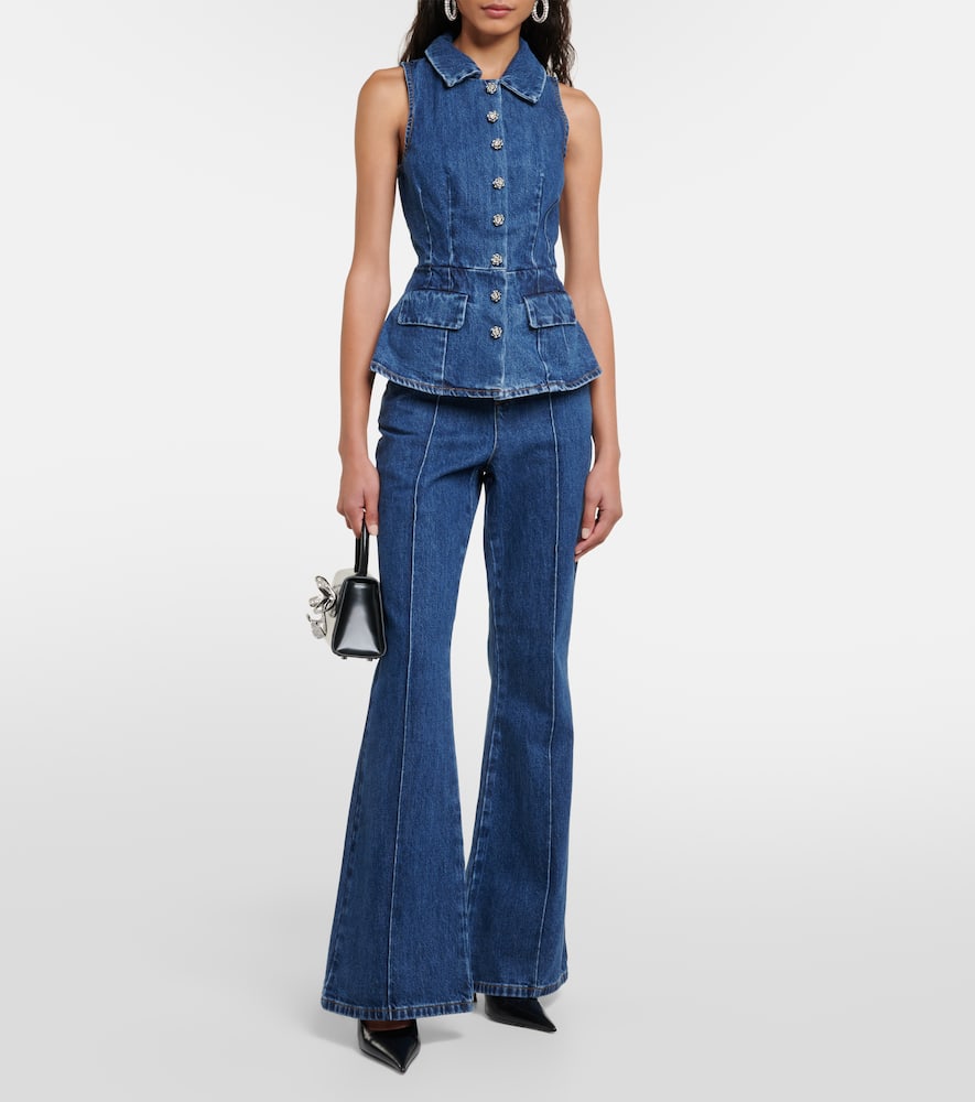 Self-Portrait Denim jumpsuit