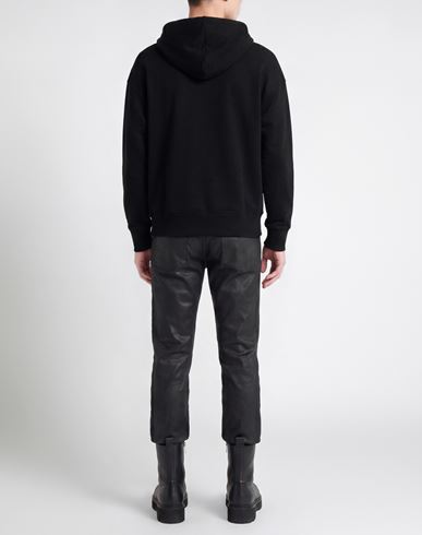 Man Sweatshirt Black Size XL Cotton, Polyester