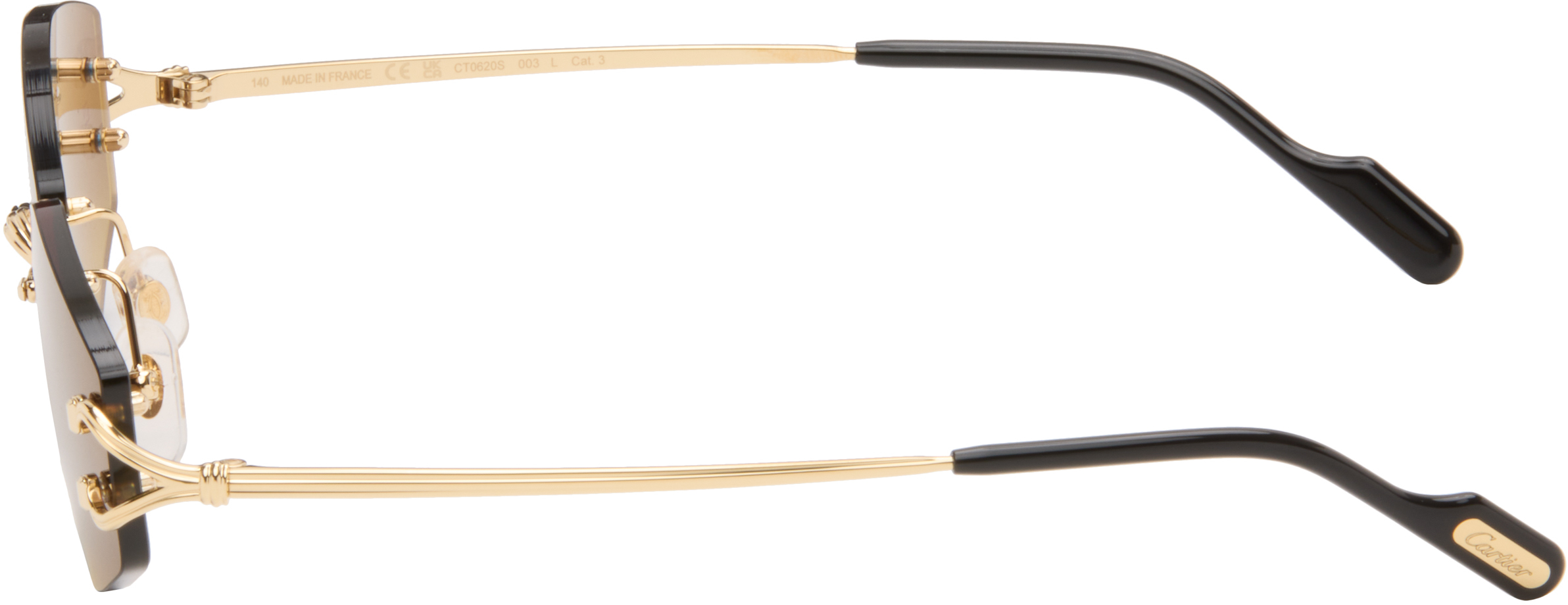 Gold Classic C Motif Sunglasses