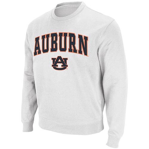Officially Licensed Men's Auburn Tigers Arch & Logo Sweatshirt