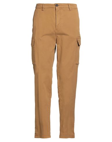 Man Pants Camel Size 28 Cotton, Elastane