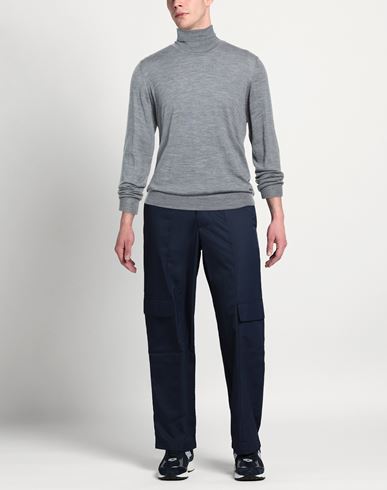 Man Turtleneck Light grey Size 36 Merino Wool