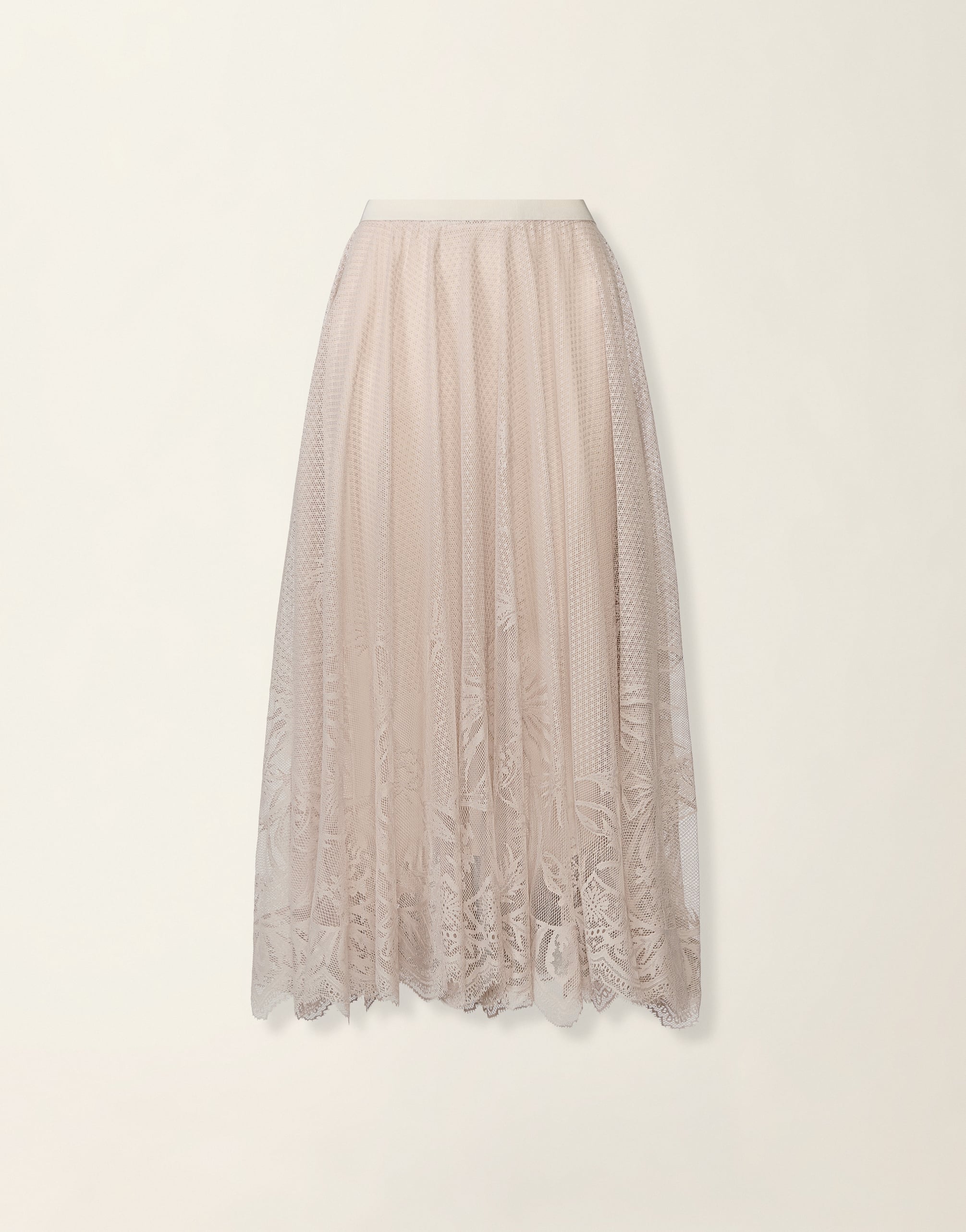 Jacquard lace skirt, cachà