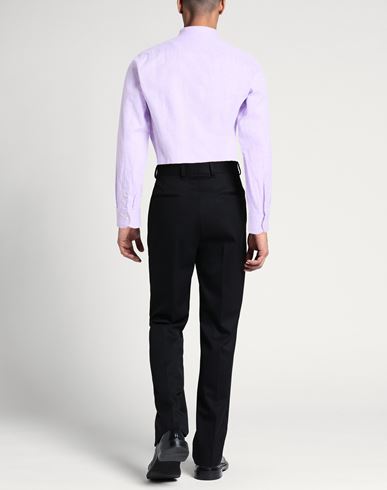 Man Shirt Lilac Size 15 ½ Linen, Cotton