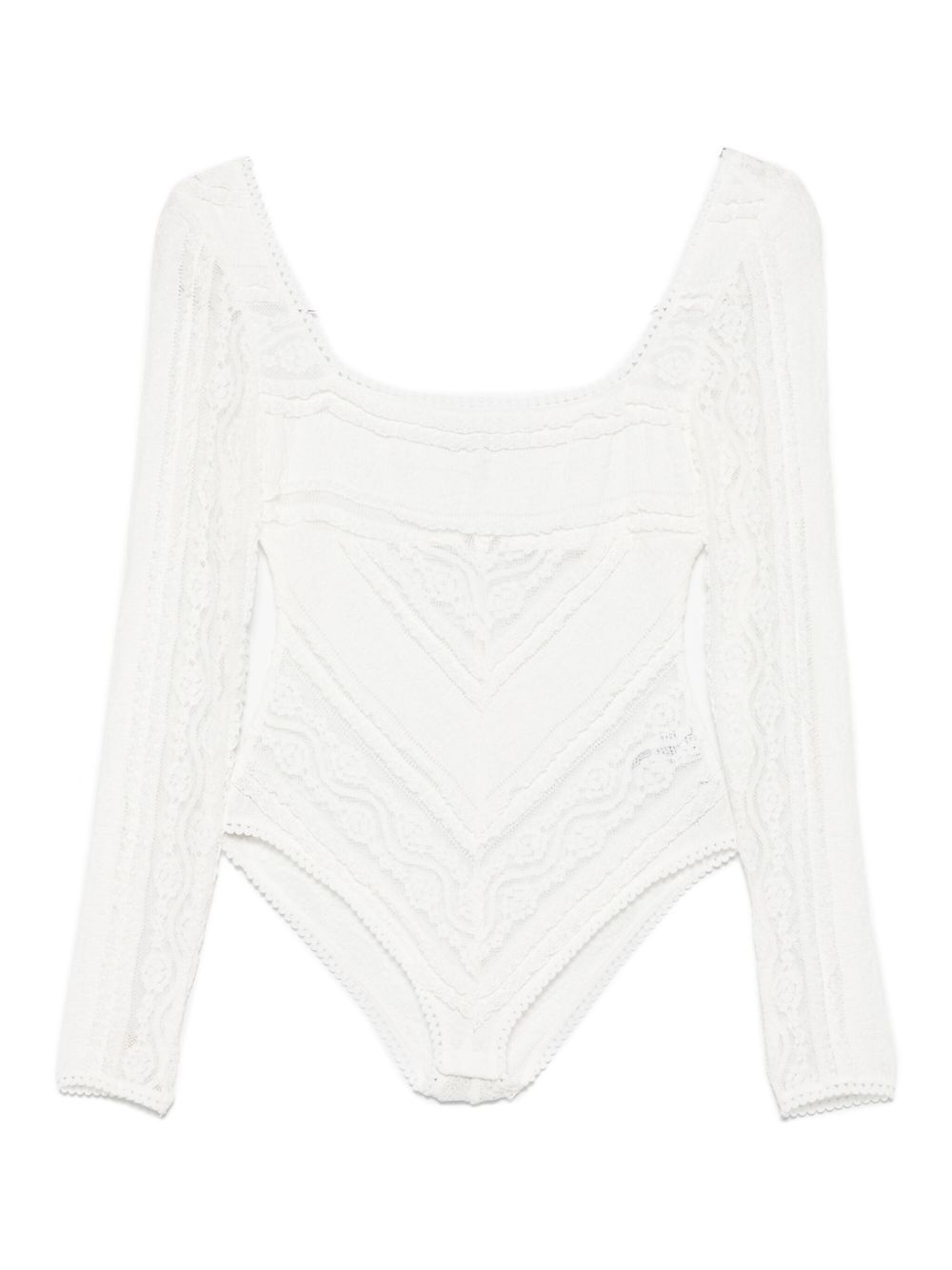 Charo Ruiz Ibiza Pati bodysuit - White