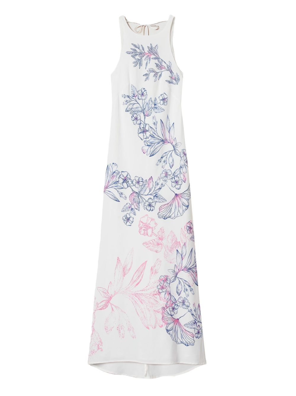 TWINSET floral-print maxi dress - White