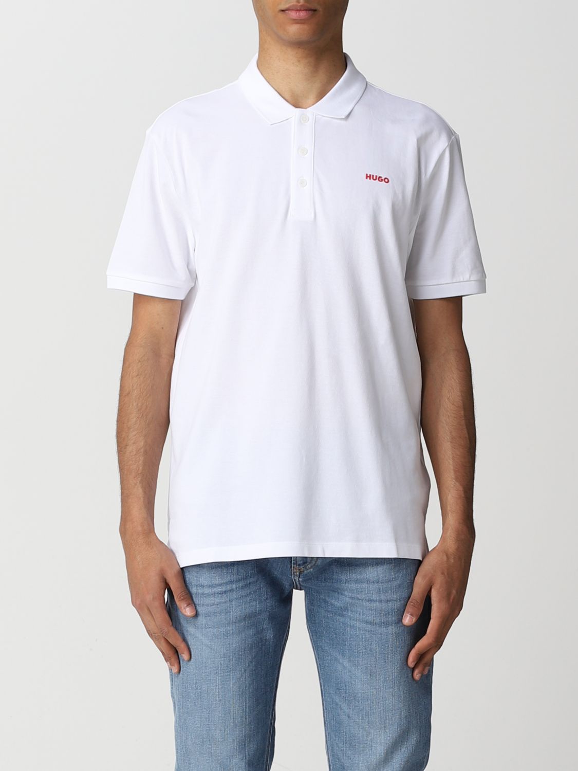 Polo Shirt Men colour White