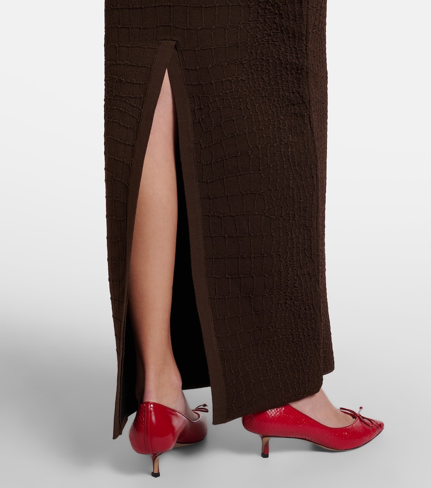 Jersey maxi dress