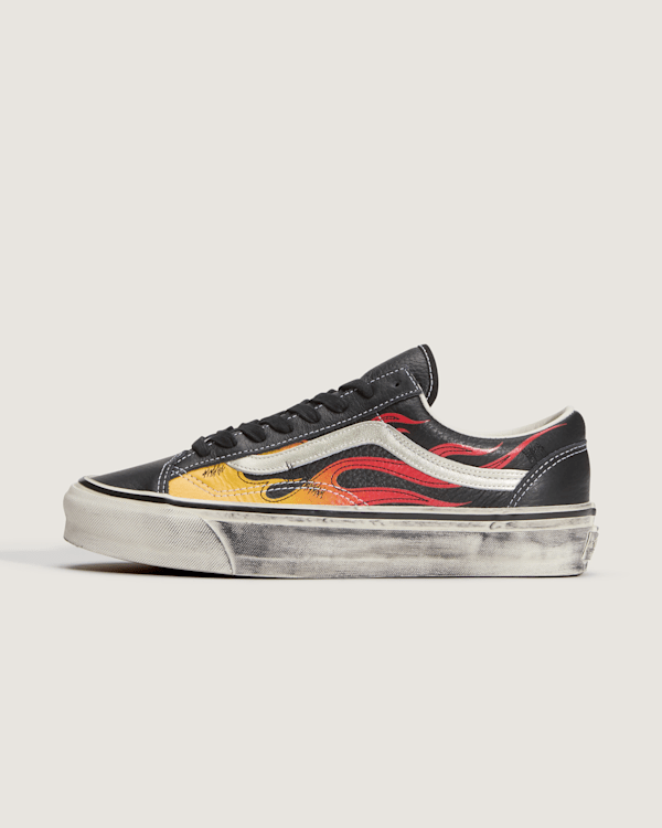 Vans - Premium Old Skool 36 Flames Shoes, Man, Black