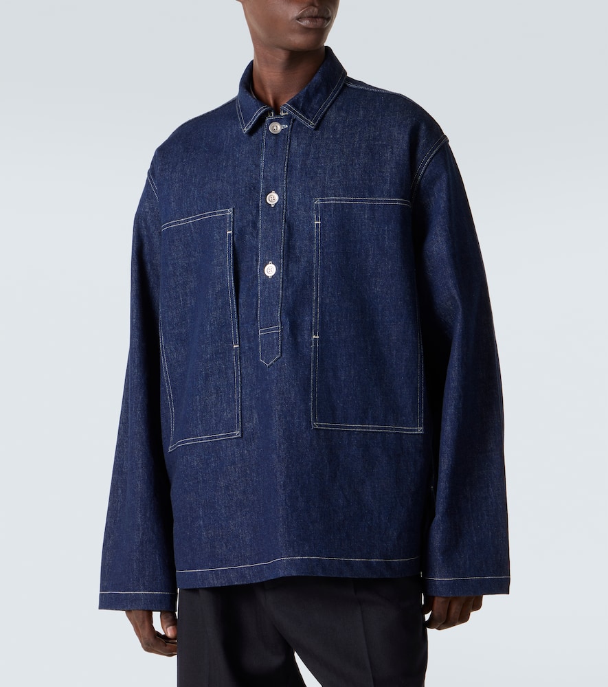 X Aaron Levine York denim shirt