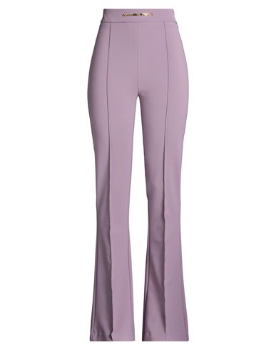 Woman Pants Mauve Size 4 Polyester, Elastane