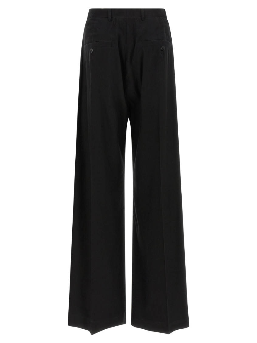 Black Tailored Wide Belas pants