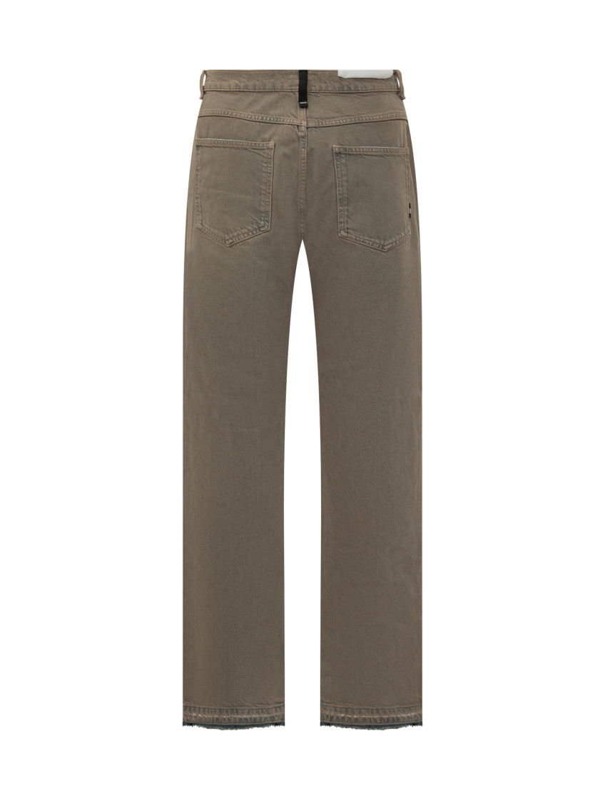 Brown Straight-Legged Pants