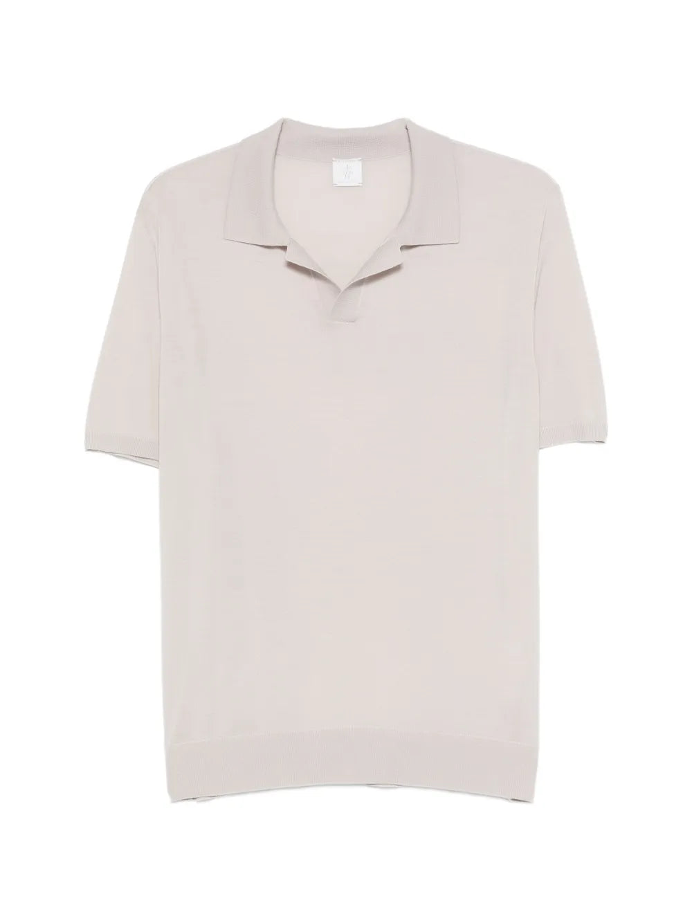 Knitted Polo Shirt — Sand
