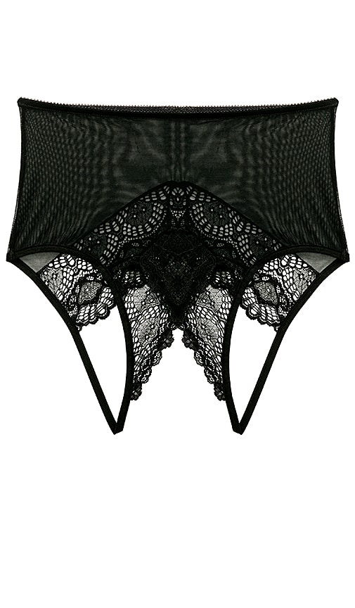 Only Hearts Whisper Sweet Nothings Coucou Hi Waist Brief in Black. -  S also in
