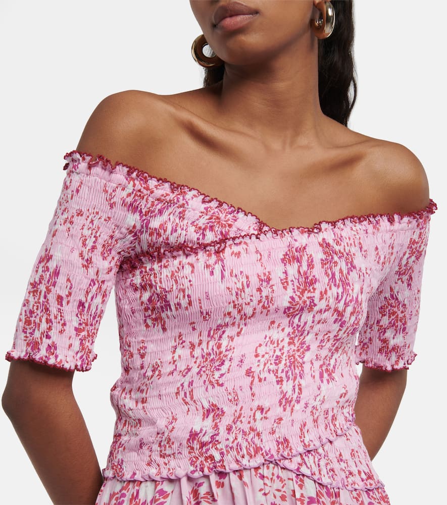 Poupette St Barth Soledad printed minidress