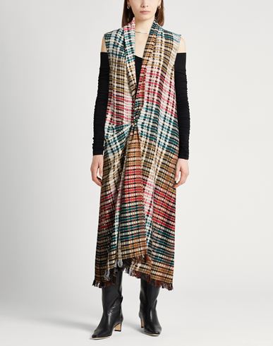 Woman Overcoat & Trench Coat Brick Size 8 Cotton