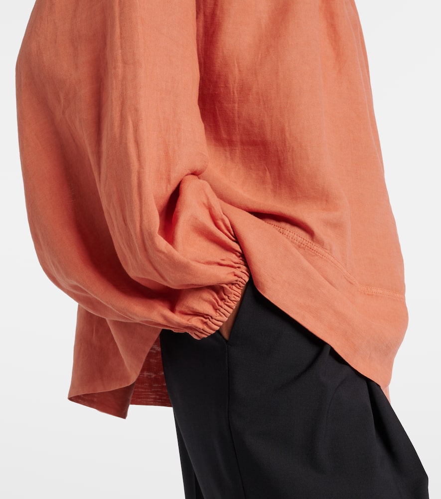 Monili linen and cotton top