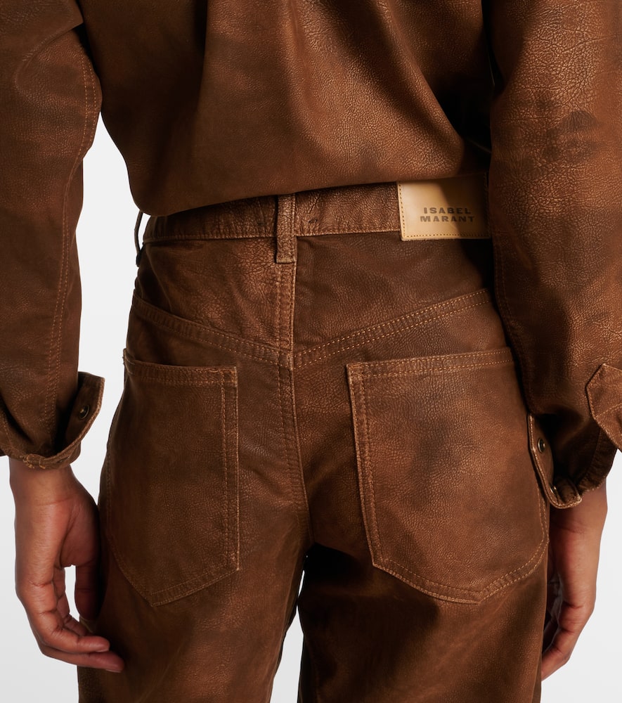 Kelvina faux leather pants