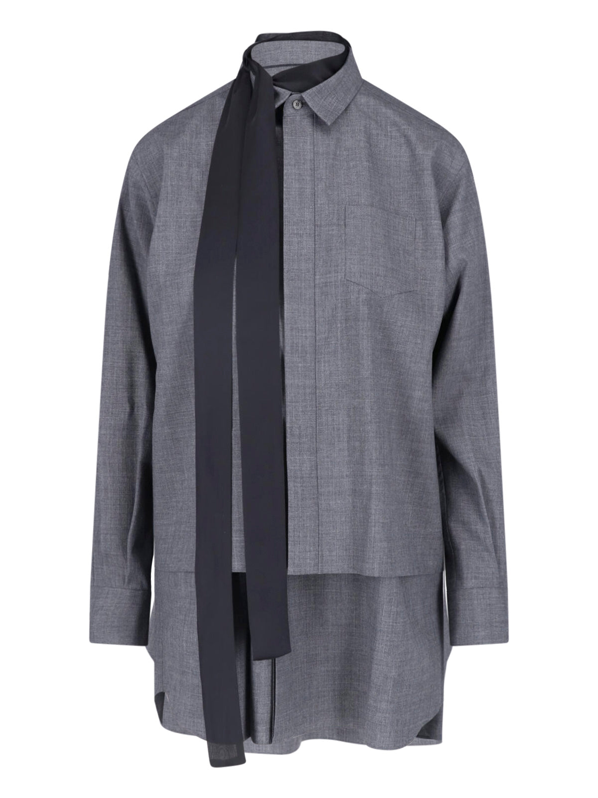 Women's Modern Mini Dress with Signature Layered Design
