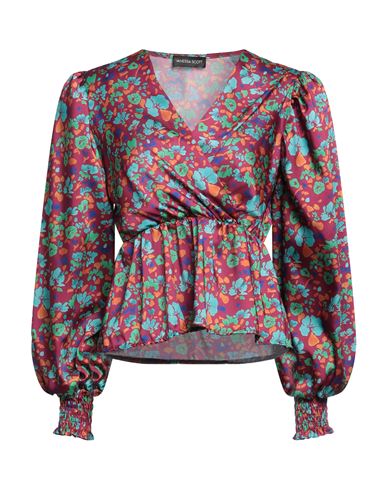 Woman Top Garnet Size S Polyester