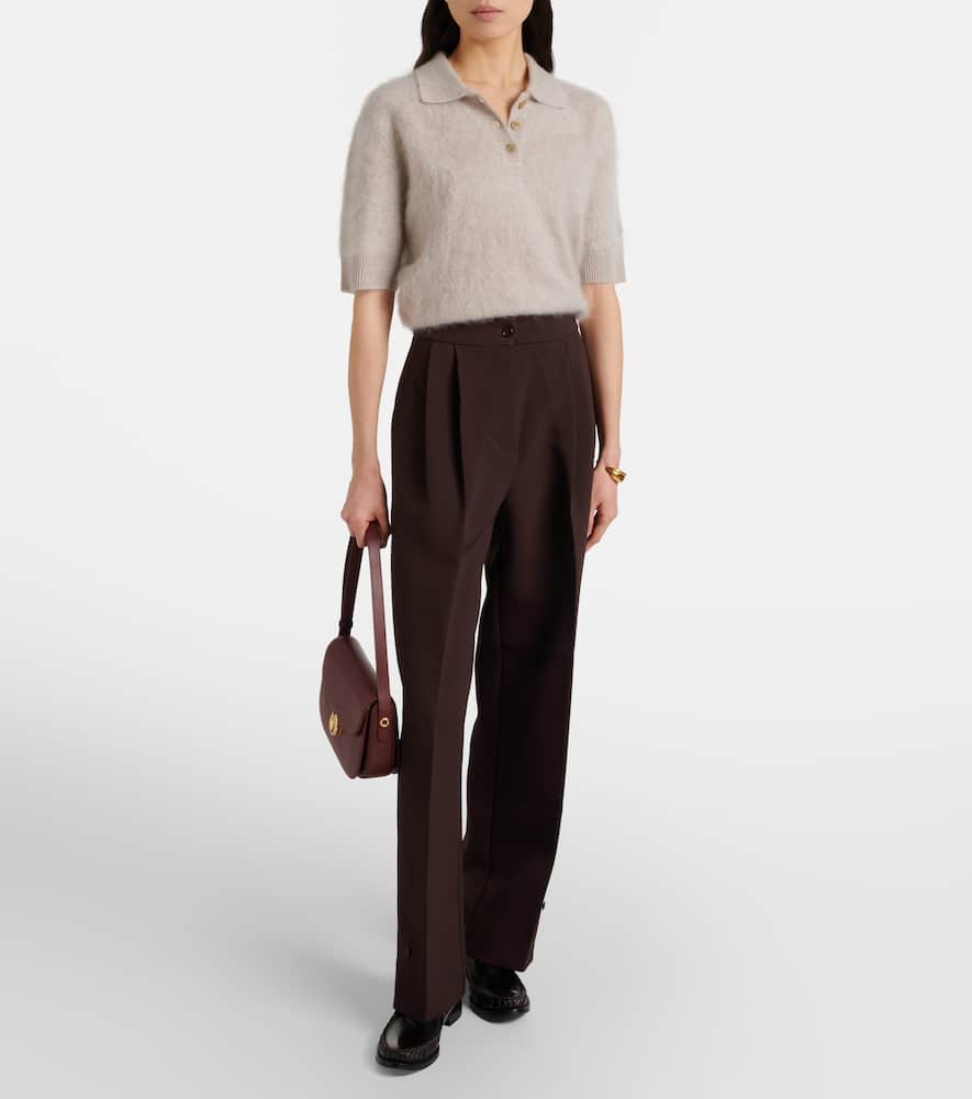 Carolyn cashmere polo sweater