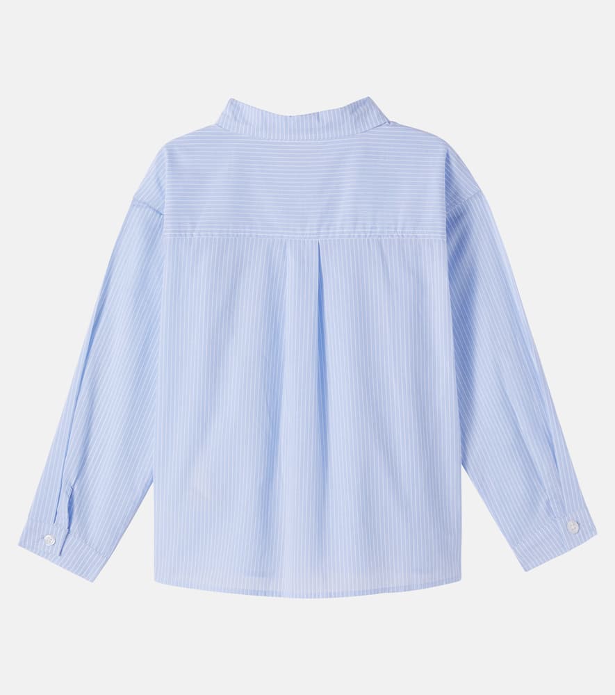Konges Sløjd Wes striped cotton poplin shirt