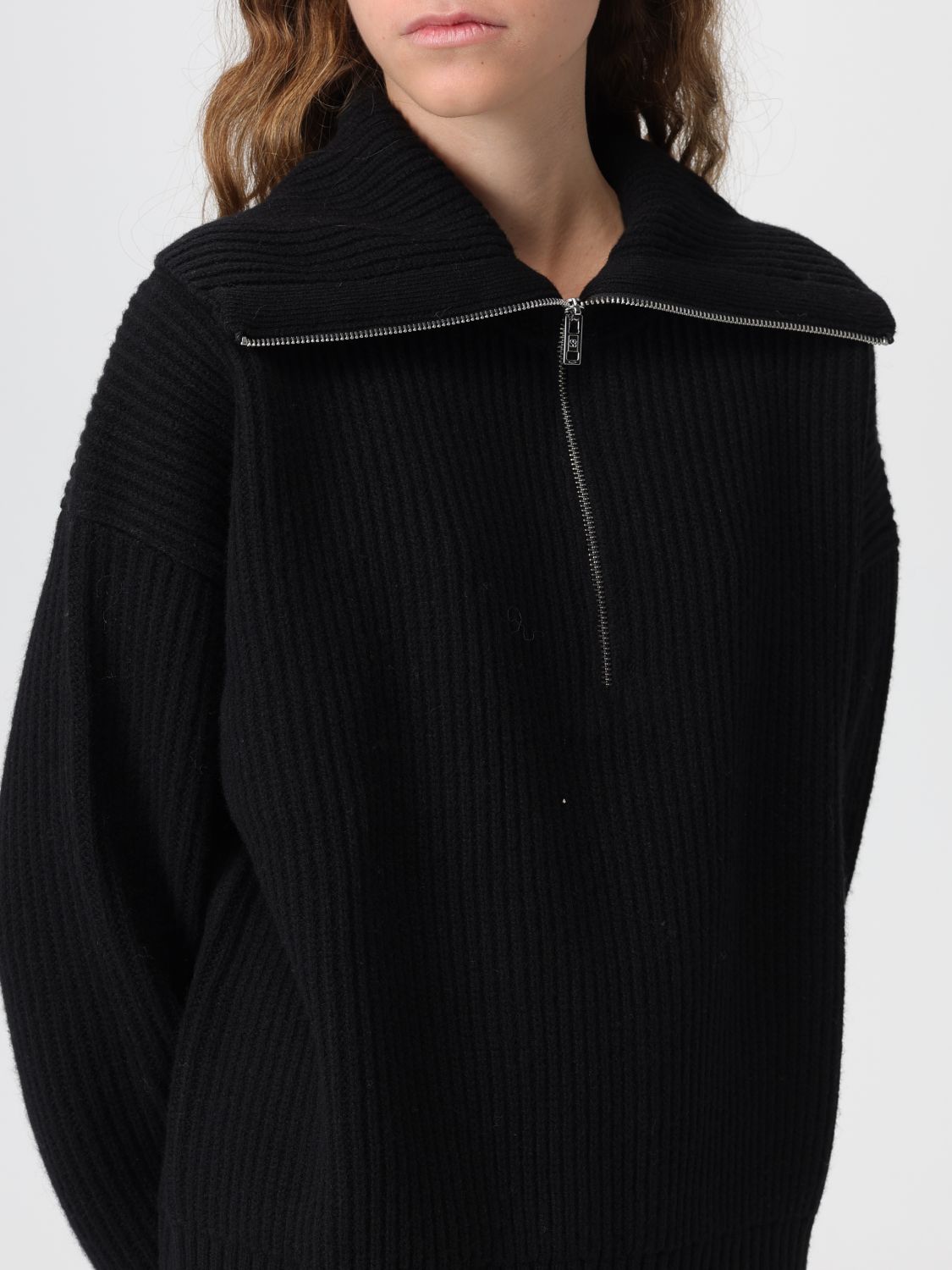 Sweatshirt Woman color Black