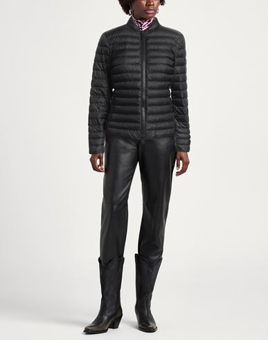 Woman Puffer Black Size 6 Polyester