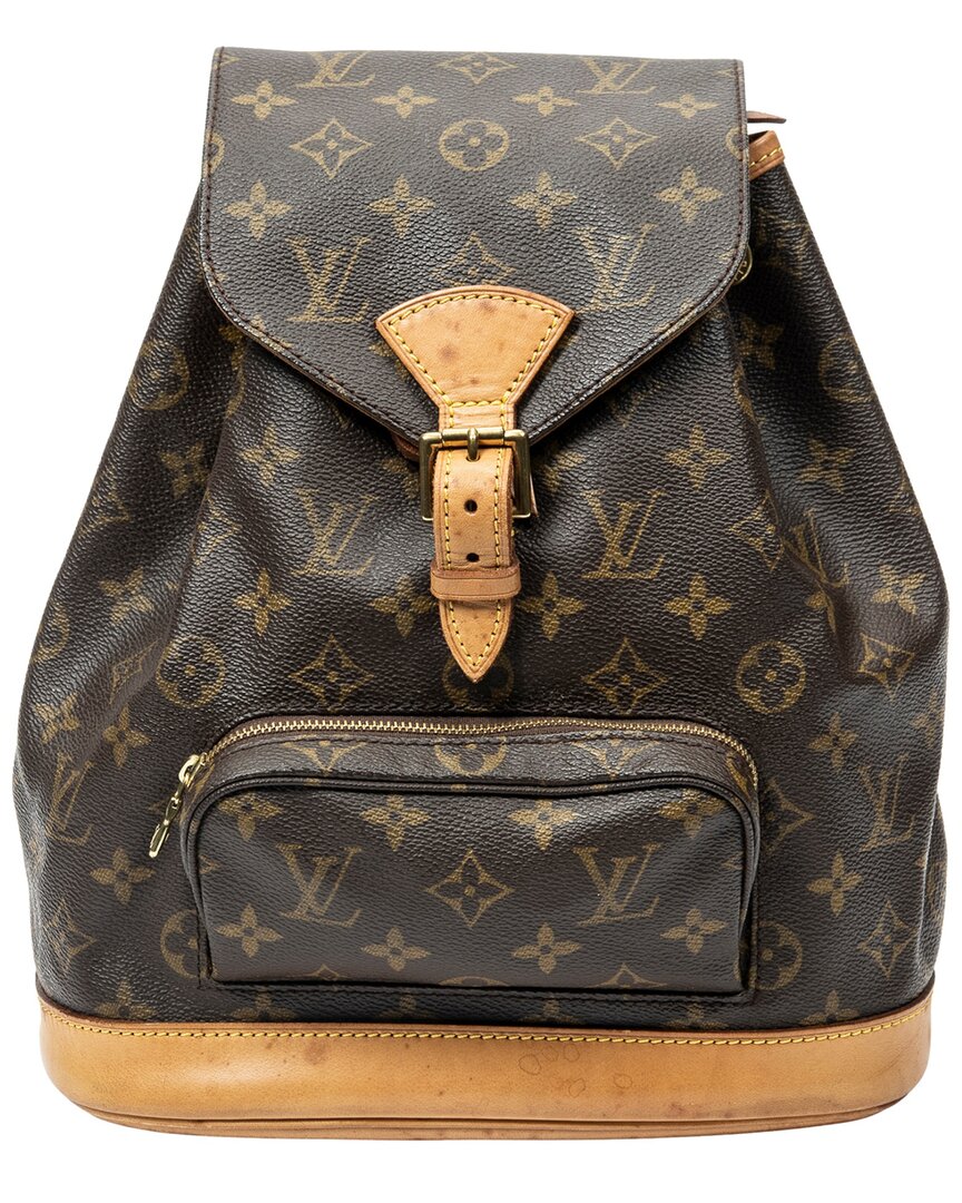 Brown Monogram Canvas Montsouris (Authentic Pre-Loved)