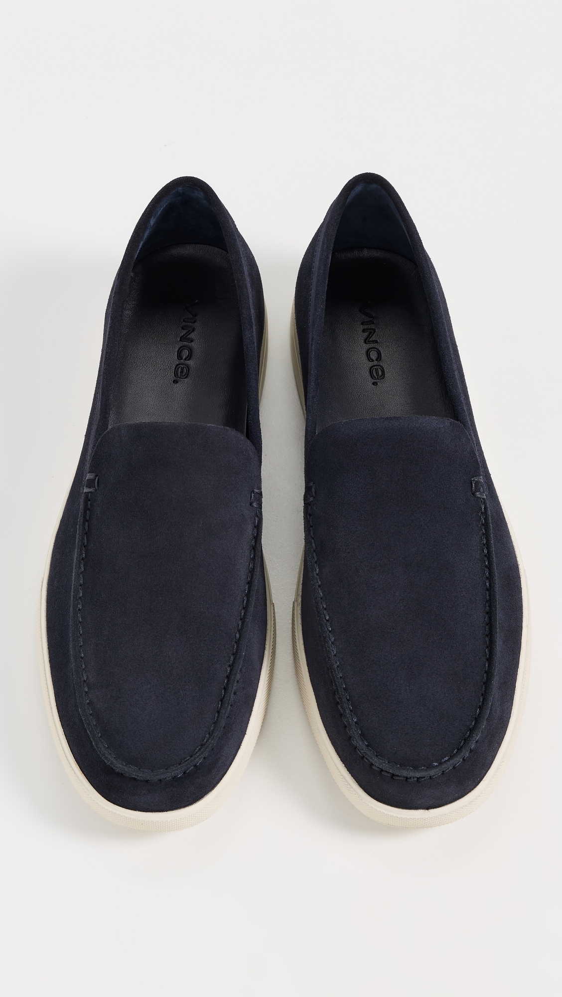 Vince Sonoma Suede Slip On Loafers coastal