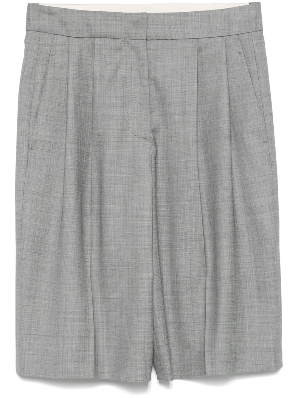 Check-pattern shorts - Grey