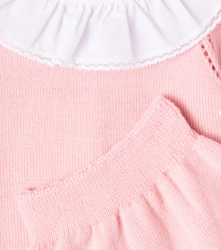 Baby Baya wool cardigan and pants set