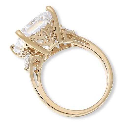 ™ 19.50ctw Sterling Silver Cocktail Ring - Metallic