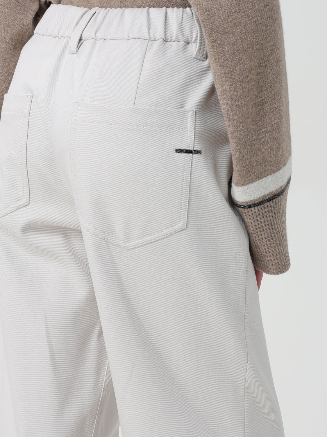 Pants Woman color Yellow Cream