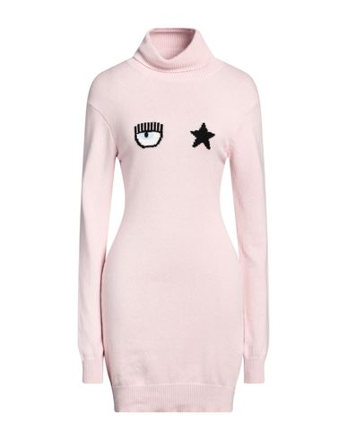 Woman Turtleneck Light pink Size S Wool, Viscose, Nylon, Cashmere