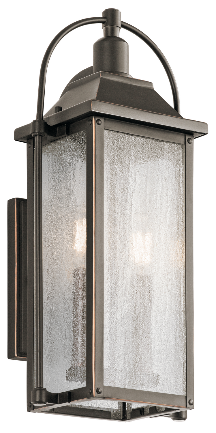 Harbor Row 2-Light Small Outdoor Wall in Olde Bronze